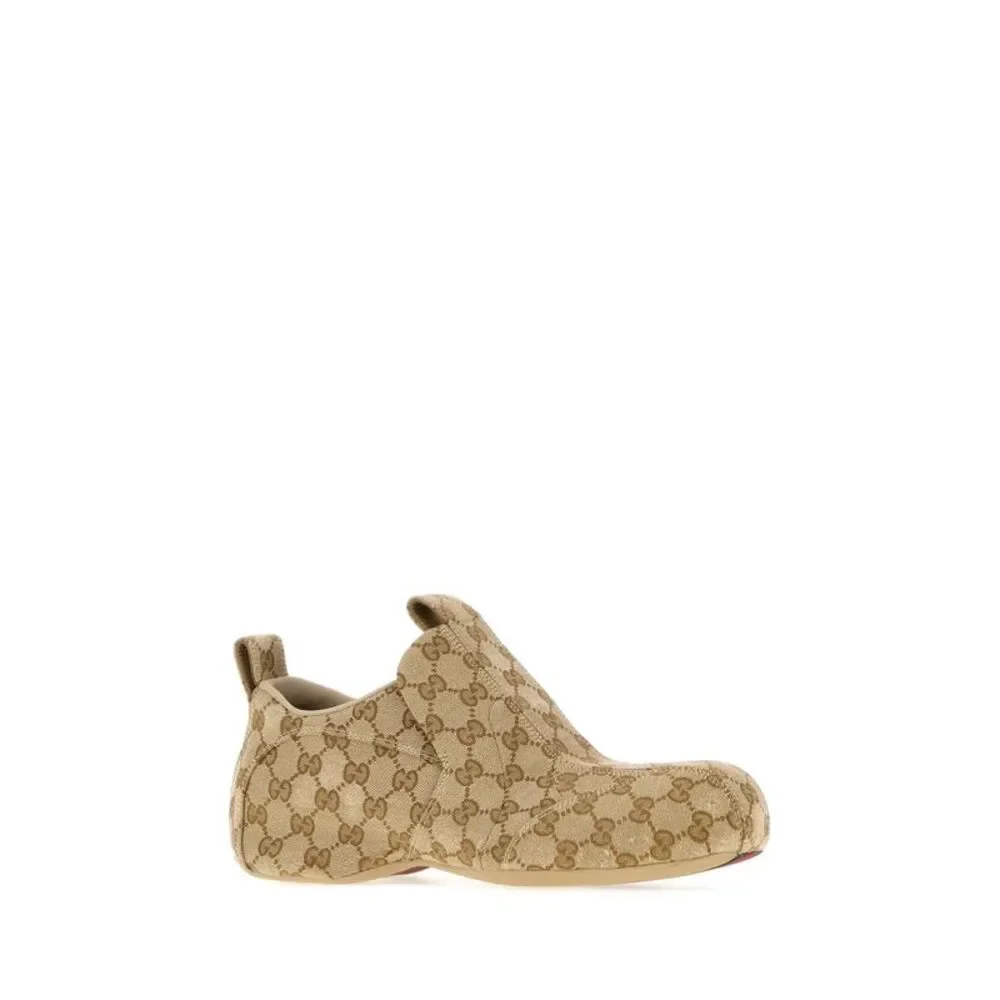 Gucci Men Gg Fabric Drip Slip Ons